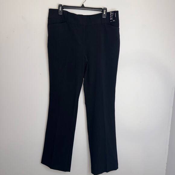 7th Avenue Studio Size 14 Black Barely Bootcut Pants - Picture 11 of 11